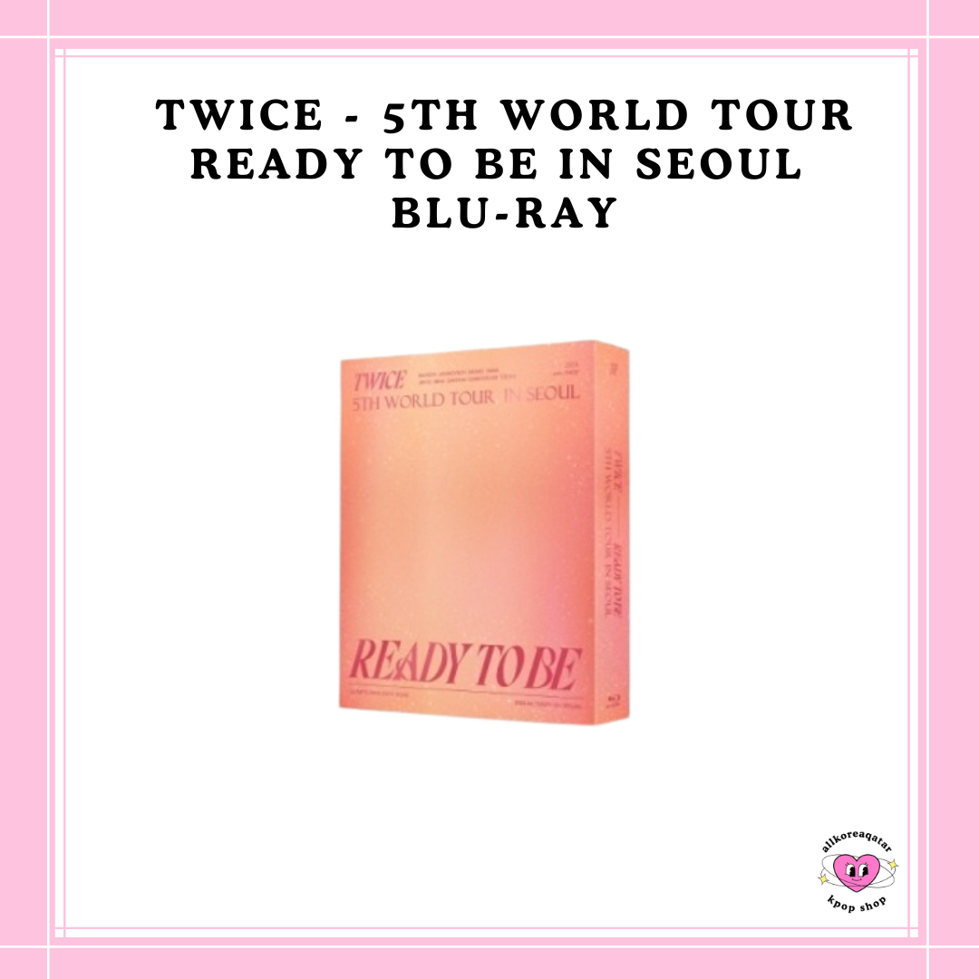 [PREORDER] JYP SHOP TWICE - 5TH WORLD TOUR READY TO BE IN SEOUL BLU-RAY