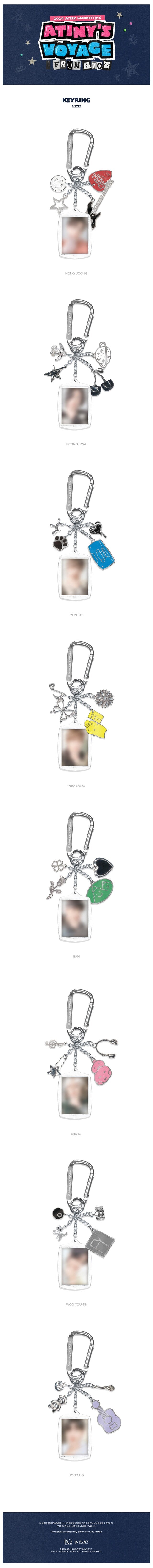 [PREORDER] ATEEZ - 2024 FANMEETING KEYRING