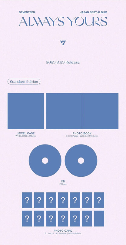 [PREORDER] SEVENTEEN - JP BEST ALBUM 'ALWAYS YOURS' TYPE STANDARD