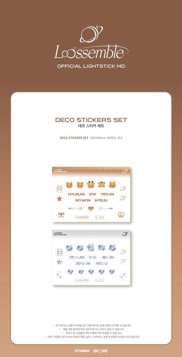 [PREORDER] LOOSSEMBLE - LIGHT STICK SHOULDER BAG & DECO STICKER SET