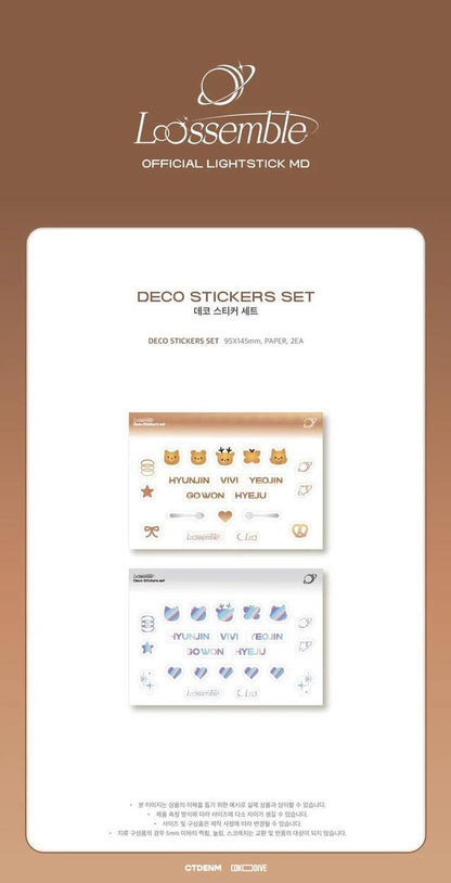 [PREORDER] LOOSSEMBLE - LIGHT STICK SHOULDER BAG & DECO STICKER SET