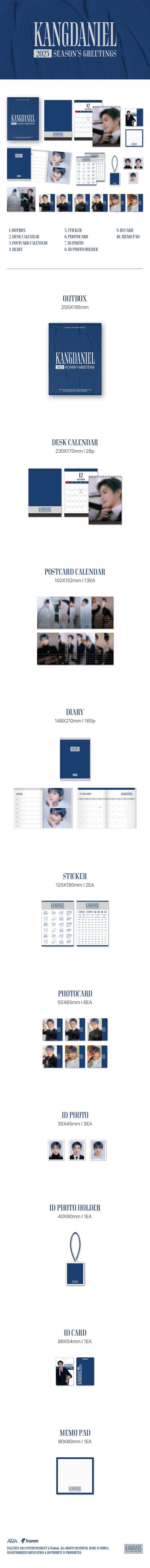 [PREORDER] KANG DANIEL - 2025 SEASON'S GREETINGS