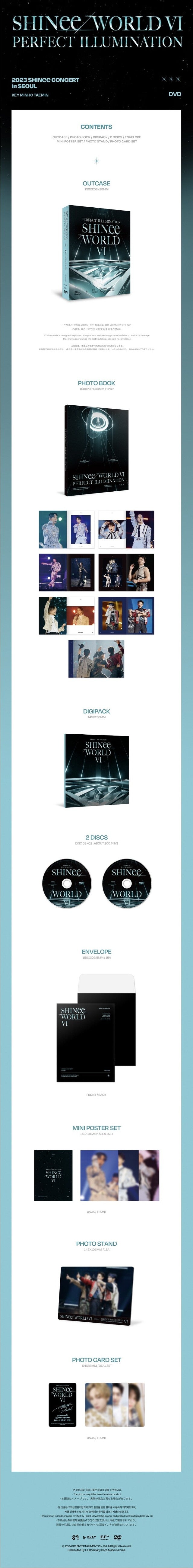 [PREORDER] SHINEE - WORLD VI PERFECT ILLUMINATION IN SEOUL (DVD)