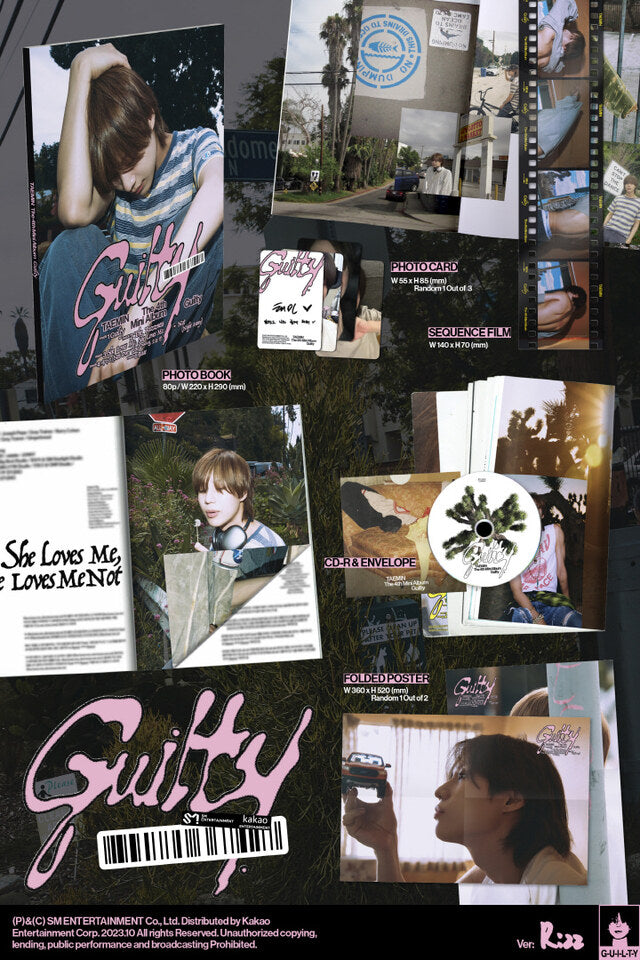 [PREORDER] TAEMIN - [GUILTY] (4TH MINI ALBUM) (PHOTOBOOK VER.)