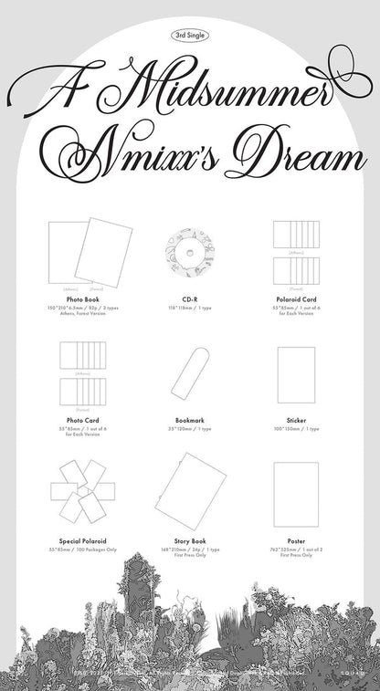 [PREORDER] JYP SHOP NMIXX - A MIDSUMMER NMIXX'S DREAM RANDOM