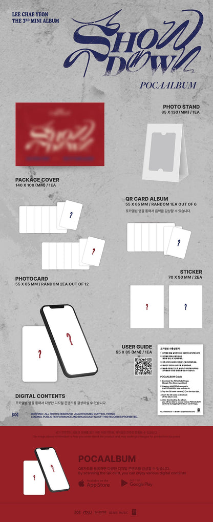 [PREORDER] LEE CHAE YEON - SHOWDOWN (3RD MINI ALBUM) POCAALBUM