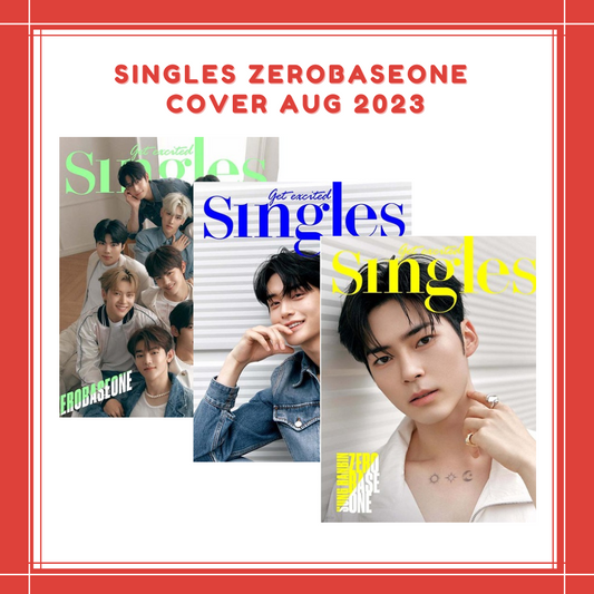 [PREORDER] SINGLES ZEROBASEONE COVER AUG 2023