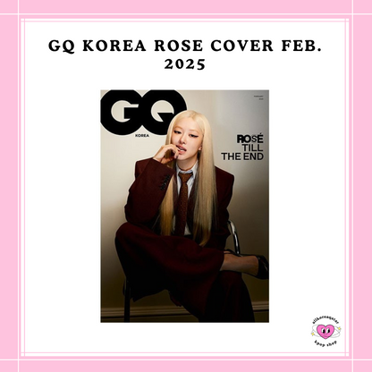 [PREORDER] GQ KOREA ROSE COVER FEB. 2025