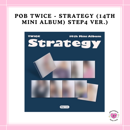 [PREORDER] TWICE - STRATEGY (14TH MINI ALBUM) STEP4 VER.