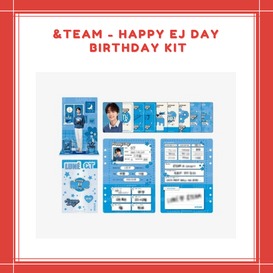 [PREORDER] &TEAM - HAPPY EJ DAY BIRTHDAY KIT