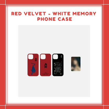 [PREORDER] RED VELVET - WHITE PHONE CASE