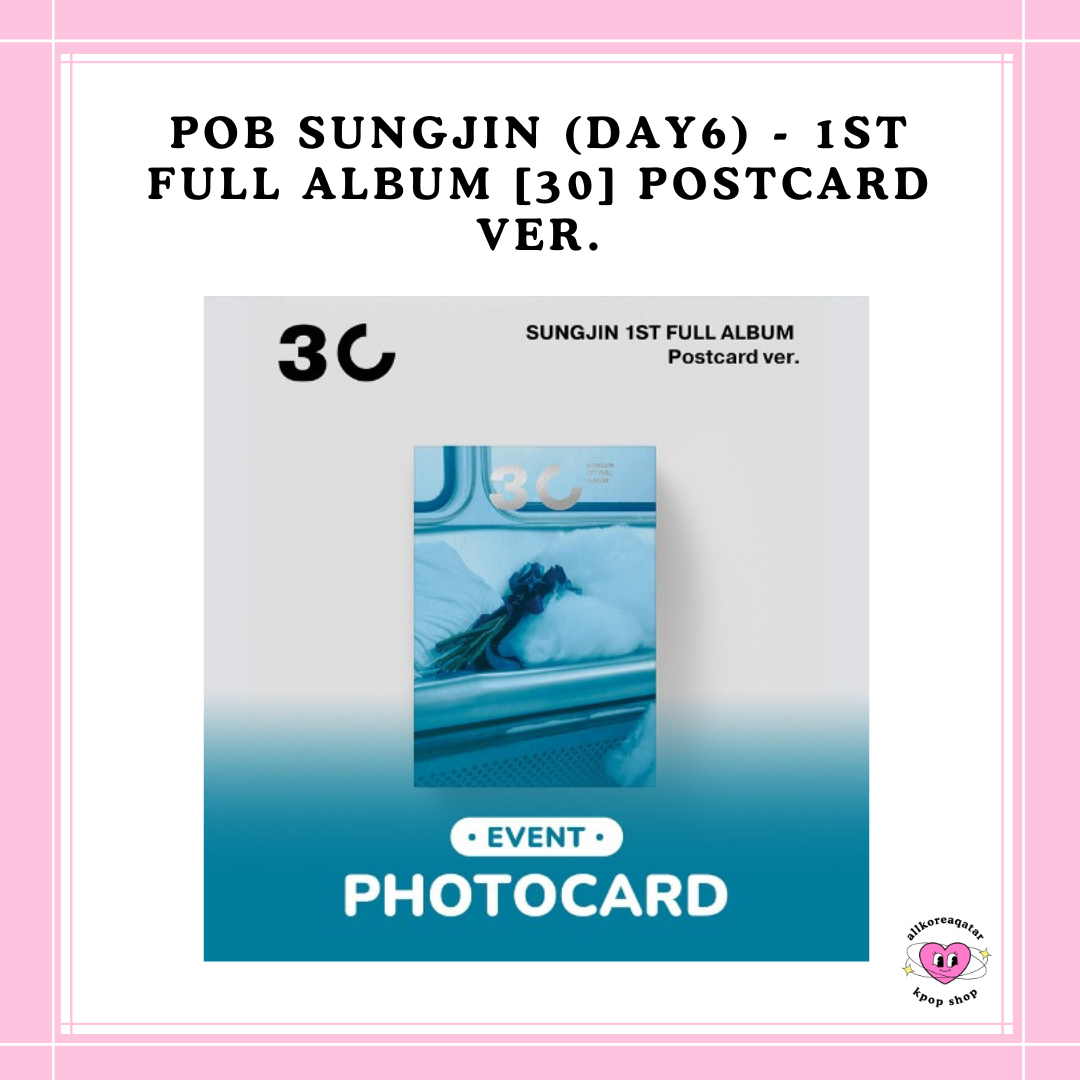 [PREORDER] POB SUNGJIN (DAY6) - 1ST FULL ALBUM [30] POSTCARD VER.