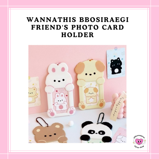 [PREORDER] WANNATHIS BBOSIRAEGI FRIEND'S PHOTO CARD HOLDER