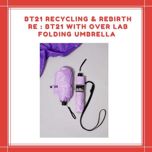 [PREORDER] BT21 RECYCLING & REBIRTH RE : BT21 WITH OVER LAB FOLDING UMBRELLA