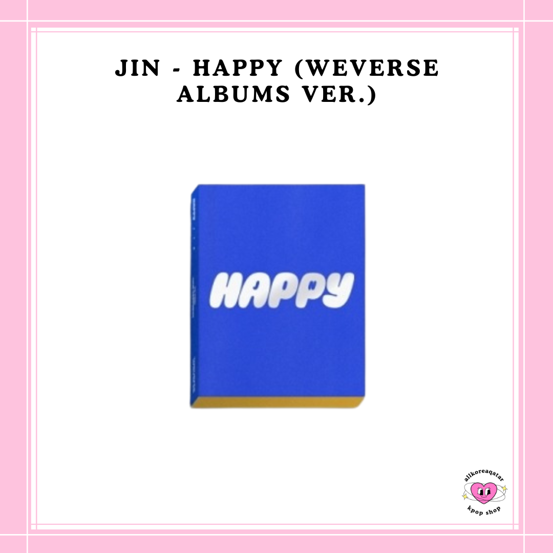 [PREORDER] JIN - HAPPY (WEVERSE ALBUMS VER.)