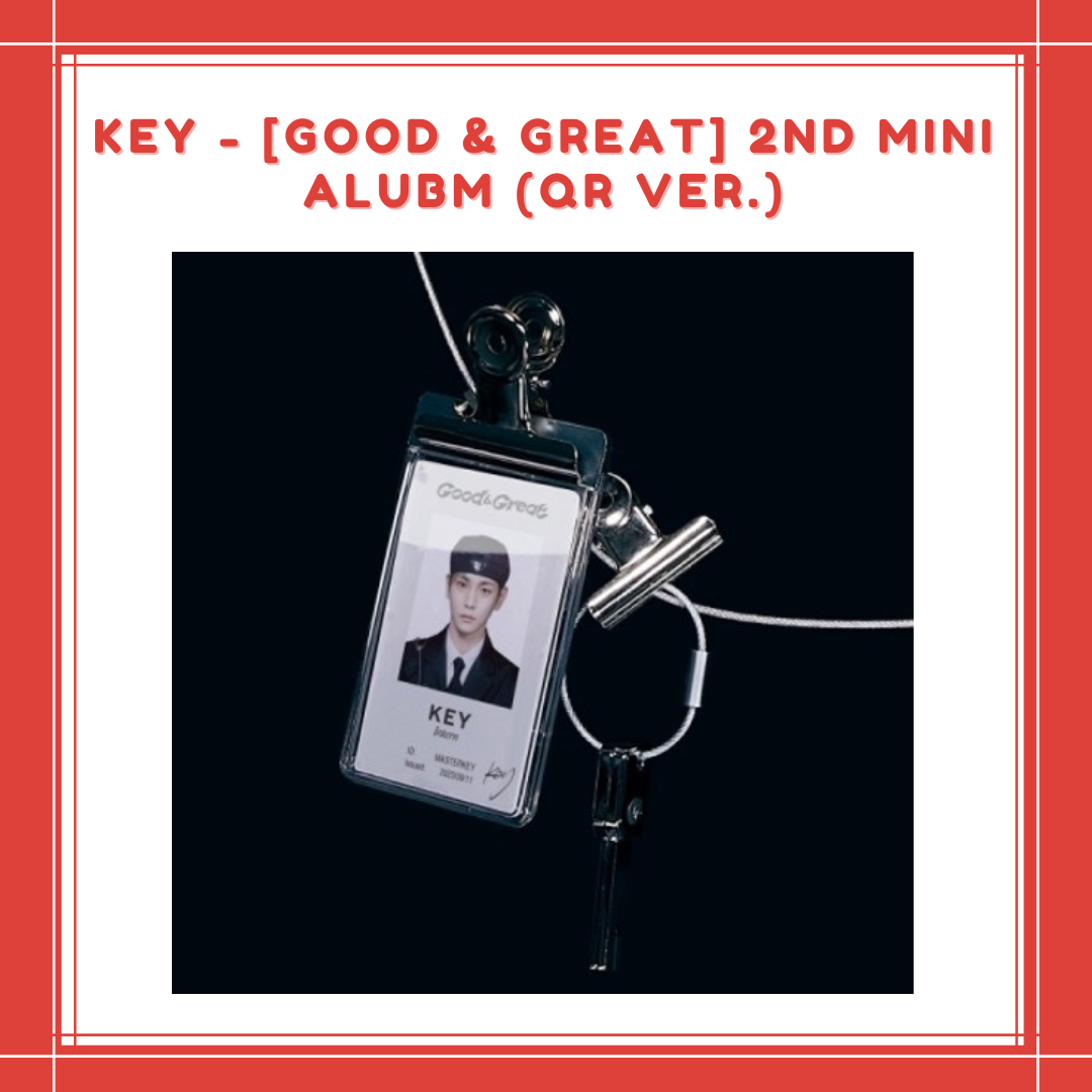 [PREORDER] KEY - GOOD & GREAT 2ND MINI ALUBM (QR VER.)