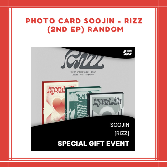 [PREORDER] PHOTO CARD SOOJIN - RIZZ (2ND EP) RANDOM