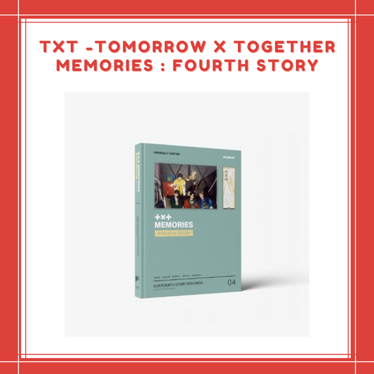 [PREORDER] TXT - TOMORROW X TOGETHER MEMORIES : FOURTH STORY