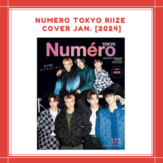 [PREORDER] NUMERO TOKYO RIIZE COVER JAN. 2024