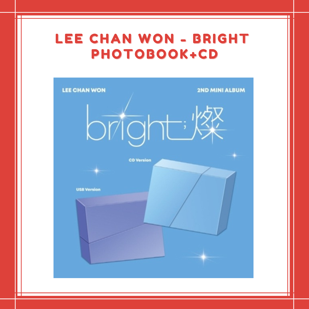 [PREORDER] LEE CHAN WON - BRIGHT PHOTOBOOK + CD