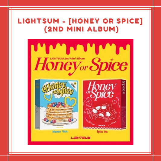 [PREORDER] LIGHTSUM - [HONEY OR SPICE] (2ND MINI ALBUM)