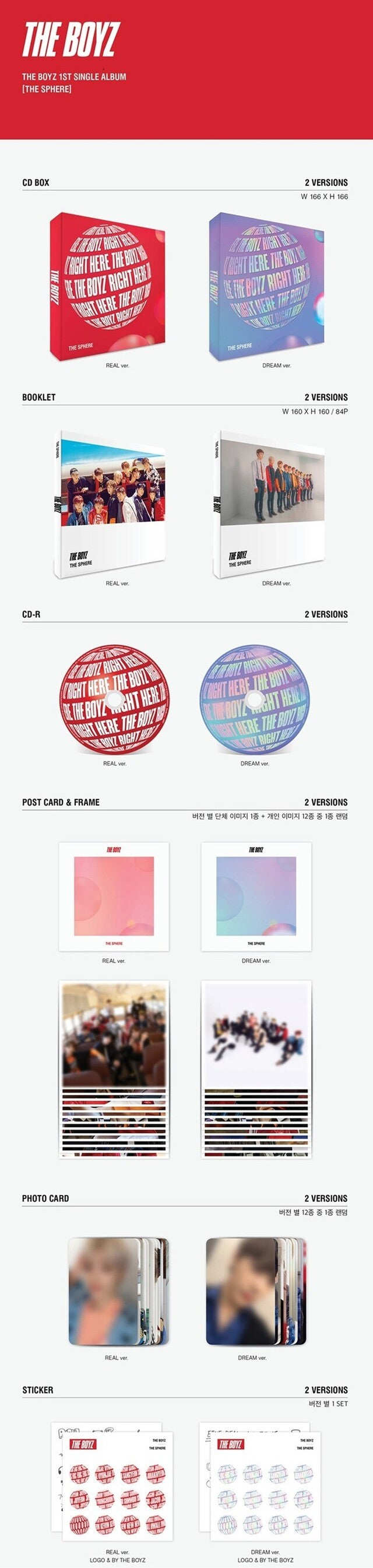 [PREORDER] THE BOYZ - THE SPHERE