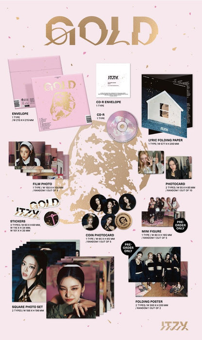 [PREORDER] ITZY - GOLD SPECIAL EDITION (GOLD VER.)