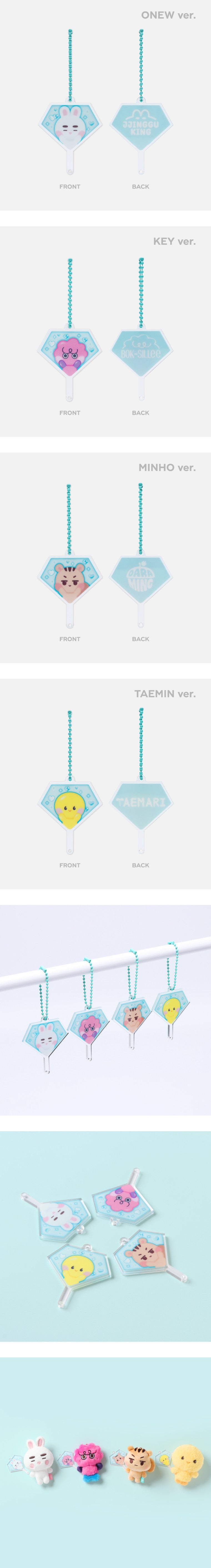 [PREORDER] SHINEE - MINI FAN KEY RING