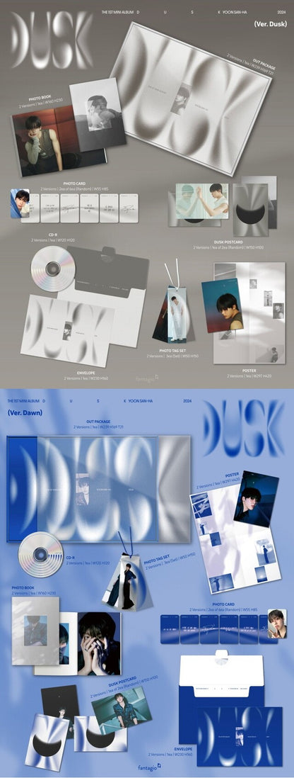 [PREORDER] YOON SAN-HA - DUSK] (1ST MINI ALBUM)