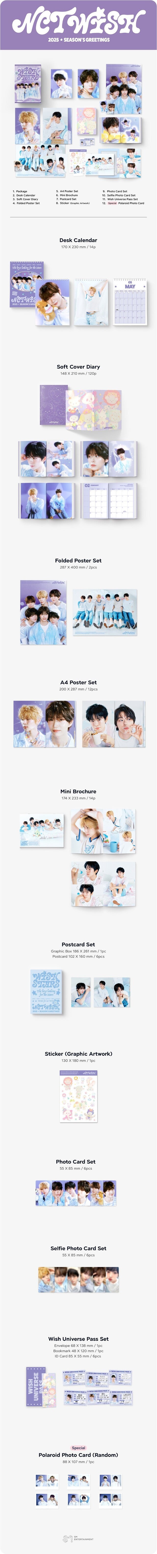 [PREORDER] POB NCT WISH - 2025 SEASON'S GREETINGS