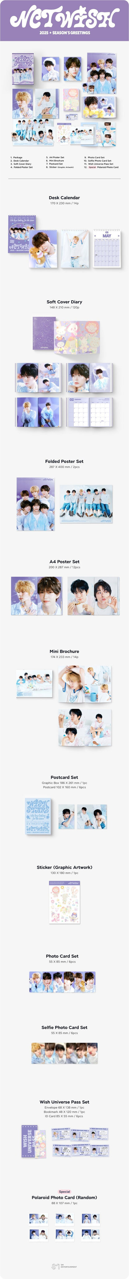 [PREORDER] POB NCT WISH - 2025 SEASON'S GREETINGS