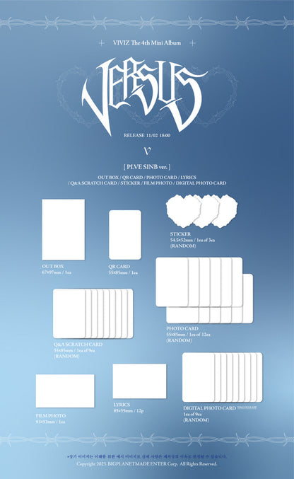 [PREORDER] VIVIZ - VERSUS (4TH MINI ALBUM) PLVE