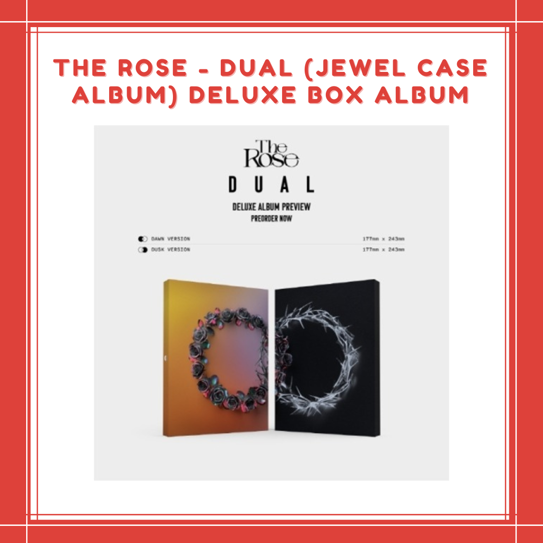 [PREORDER] THE ROSE - DUAL (JEWEL CASE ALBUM) DELUXE BOX ALBUM