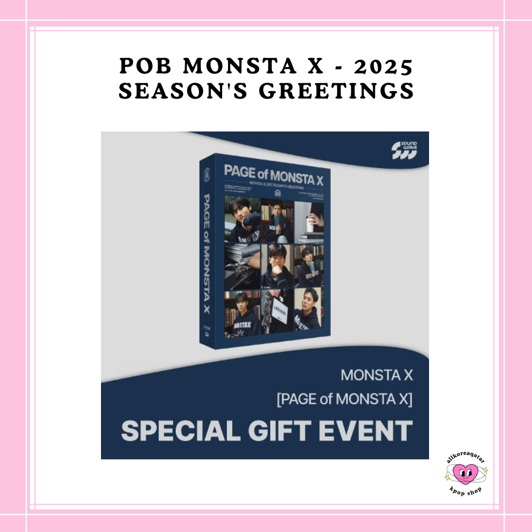 [PREORDER] POB MONSTA X - 2025 SEASON'S GREETINGS