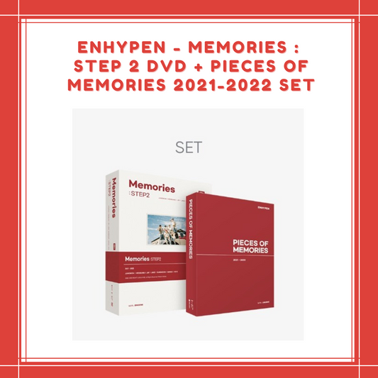 [PREORDER] ENHYPEN - MEMORIES : STEP 2 DVD + PIECES OF MEMORIES 2021-2022 SET