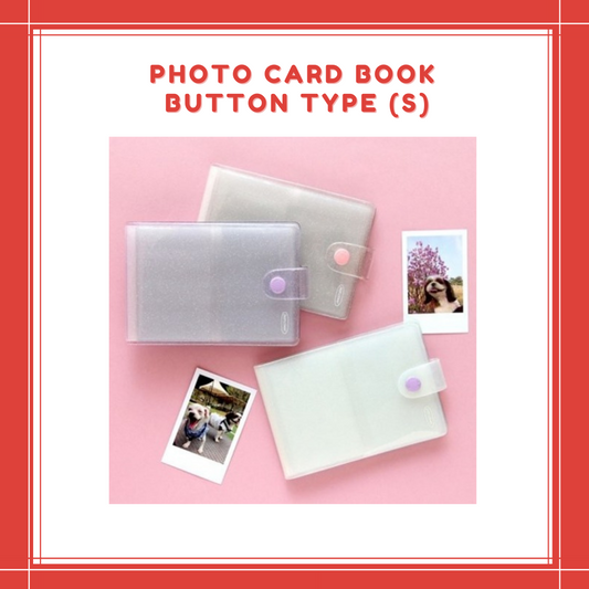 [PREORDER] PHOTO CARD BOOK BUTTON TYPE (S)