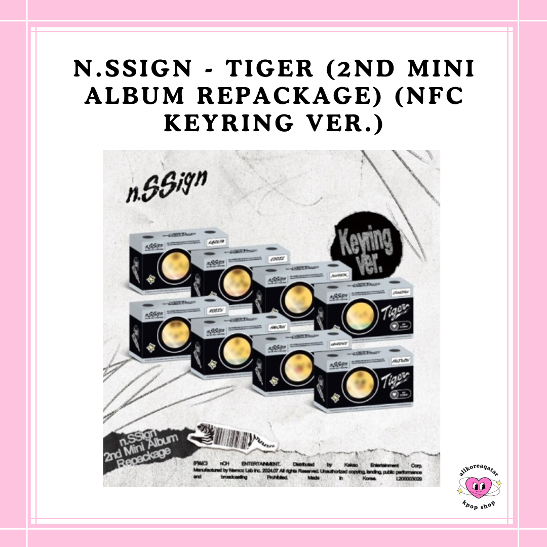 [PREORDER] n.SSign - TIGER (2ND MINI ALBUM REPACKAGE) (NFC KEYRING VER.)