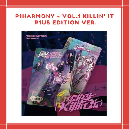 [PREORDER] P1HARMONY - VOL.1 [KILLIN' IT] P1US EDITION VER.