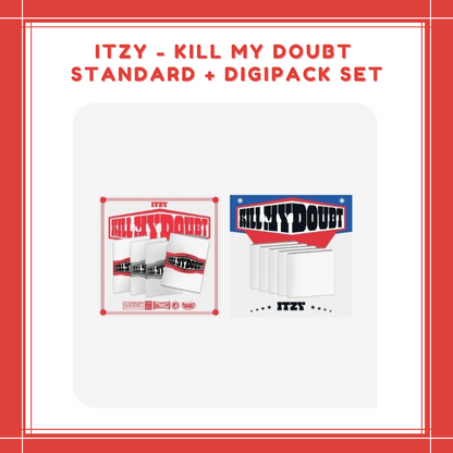 [PREORDER] JYP SHOP ITZY - KILL MY DOUBT (STANDARD + DIGIPACK SET)