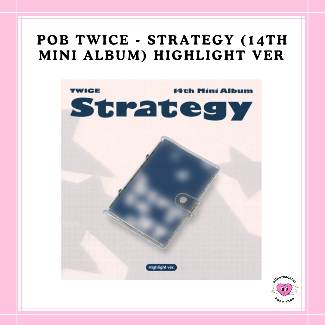 [PREORDER] TWICE - STRATEGY (14TH MINI ALBUM) HIGHLIGHT VER.