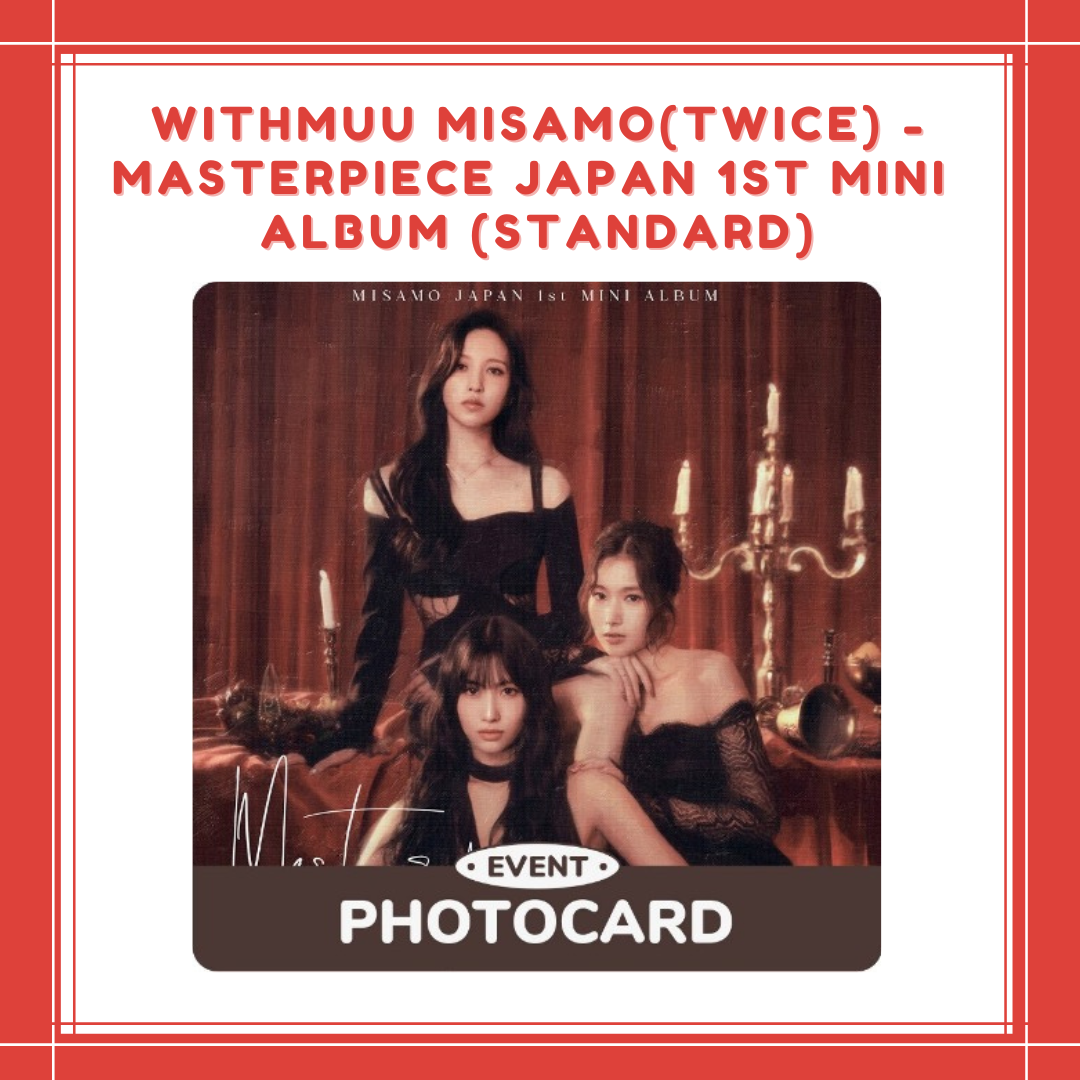 [PREORDER] WITHMUU MISAMO(TWICE) - MASTERPIECE JAPAN 1ST MINI ALBUM (STANDARD)