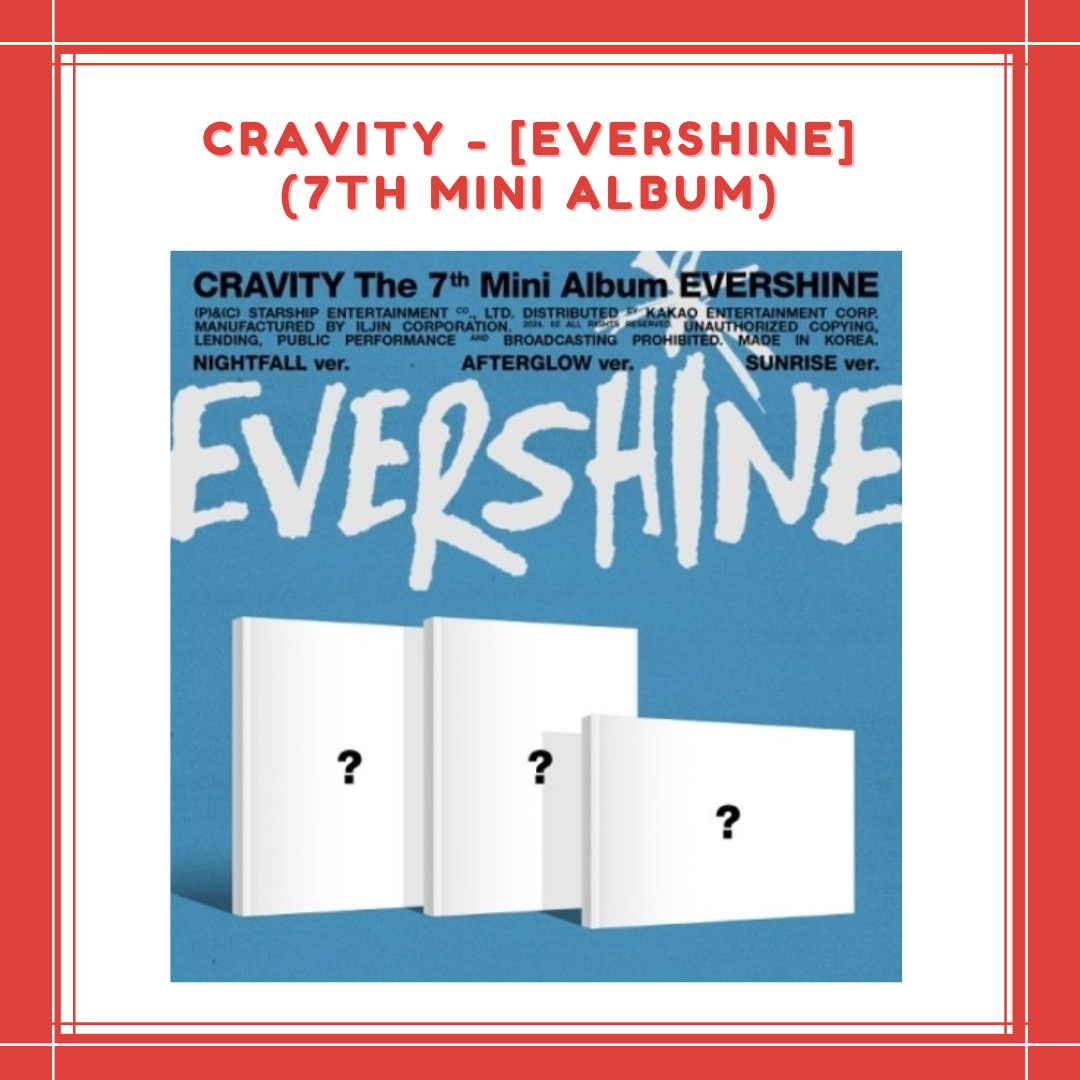 [PREORDER] CRAVITY - [EVERSHINE] (7TH MINI ALBUM)