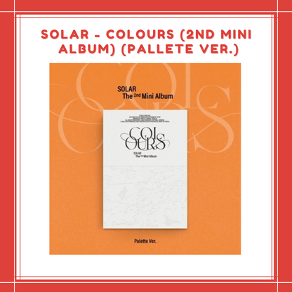 [PREORDER] SOLAR - COLOURS (2ND MINI ALBUM) (PALETTE VER.)