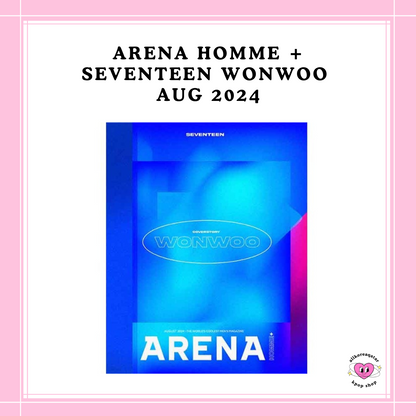 [PREORDER] ARENA HOMME + SEVENTEEN WONWOO AUG 2024