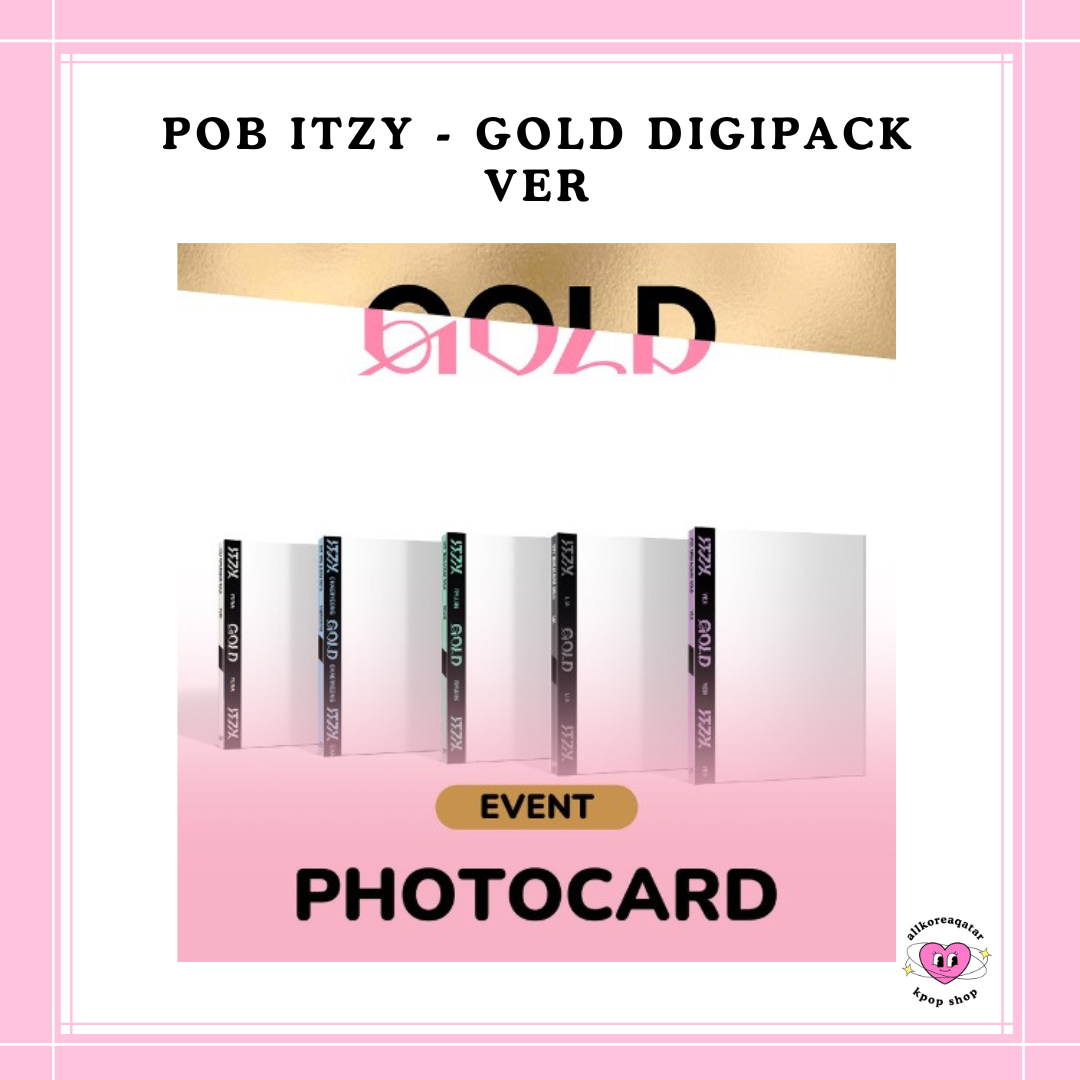 [PREORDER] POB ITZY - GOLD DIGIPACK VER.