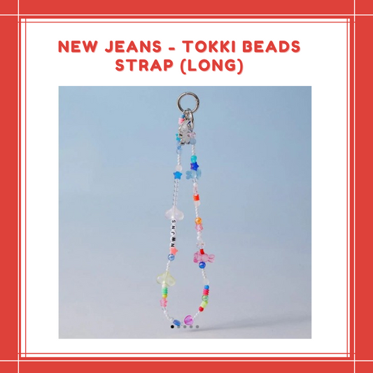 [PREORDER] NEW JEANS - TOKKI BEADS STRAP (LONG)