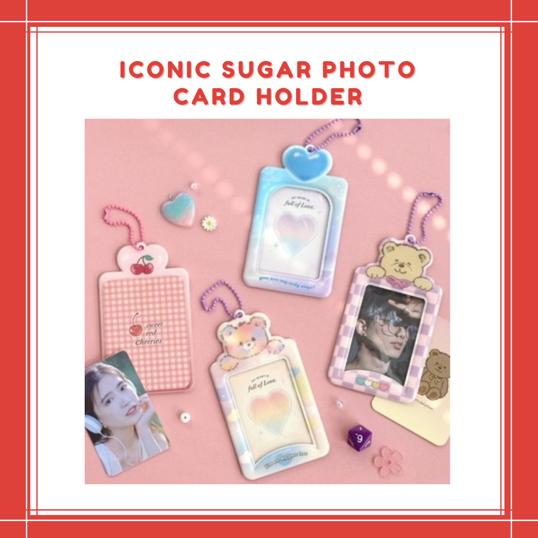 [PREORDER] ICONIC SUGAR PHOTO CARD HOLDER