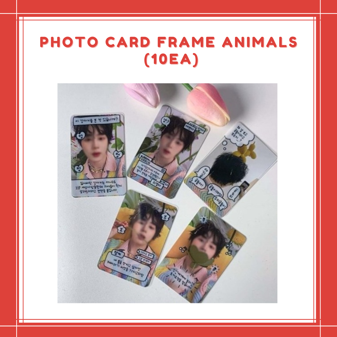 [PREORDER] PHOTO CARD FRAME ANIMALS (10EA)