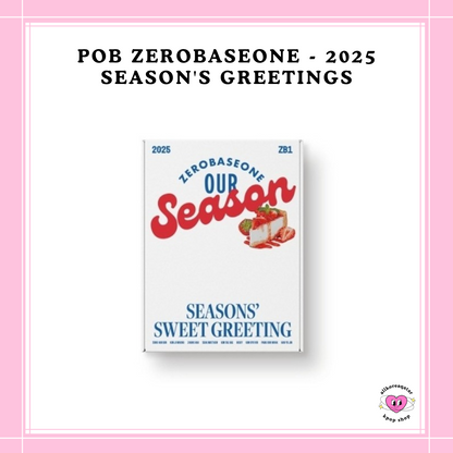 [PREORDER] POB ZEROBASEONE - 2025 SEASON'S GREETINGS