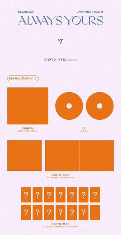 [PREORDER] SEVENTEEN - JP BEST ALBUM 'ALWAYS YOURS' TYPE B